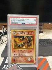 1999 P.M. Japanese Gym 2 Blaine's Charizard Holo PSA 7 NM picture