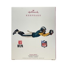 2019 Hallmark Zach Ertz NFL Philadelphia Eagles Ornament - 25TH Football Legends picture