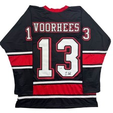 Autographed/Signed Kane Hodder Jason Voorhees Friday The 13th Jersey JSA COA picture