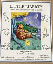 Liberty Wooden Puzzles for Kids ‘Barry The Bear’ 76 pc. “Little Liberty” picture