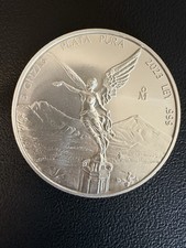 2023 MO - Mexico 5 Oz Libertad - 5 Oz 0.999 Fine Silver Uncirculated Coin picture