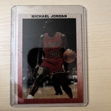 1990 Broder MICHAEL JORDAN RED BORDER CHICAGO BULLS 🔥RARE🔥 picture