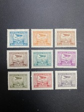 POLAND 1925 SC#C1-C9 MH 9V  CV$30.00 10-11 picture