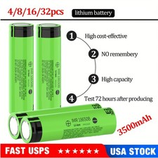 4/8/16/32 Pack Lithium Battery 3.7V 3500mAh Rechargeable Battery Adaptation picture