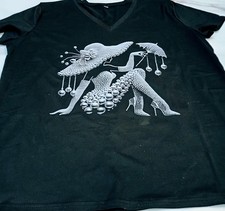 Black Graphic T-Shirt size 2x New picture