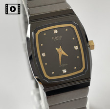 Rado Diastar 133.9540.3 [US Stock] Vintage Quartz 4 Diamond Ladies Watch *N.Mint picture