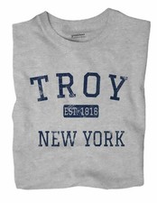 Troy New York NY T-Shirt EST picture