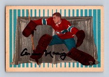 Cesare Maniago Authentic Autographed 1963 Parkhurst RC Montreal Canadiens picture