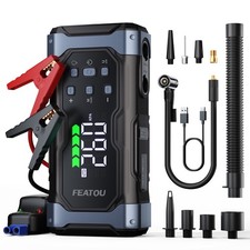 10000A Car Jump Starter Air Compressor Tire Inflator Battery Booster Charge Case picture