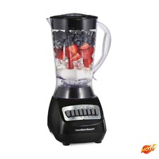Hamilton Beach 50190J Smoothie Blender 56oz 650W 10 Speed Black Dishwasher-Safe picture