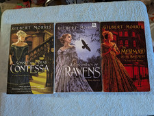 Gilbert Morris 3 Book Lot - Lady Trent Mystery - The Mermaid In The Basement.... picture