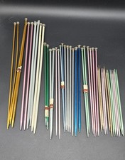 Lot of Vintage Susan Bates & Boyle Knitting Needles , Metal,  & Plastic W/BOX picture