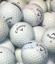 50 Near Mint AAAA White & Splatter 360 Callaway Supersoft Used Golf Balls picture
