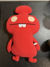RARE Uglydoll Minus Jumbo Plush 22” Giant Red Monster Stuffed Retired 2010 picture