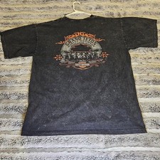 Harley-davidson Men's Black and Grey T-shirt picture