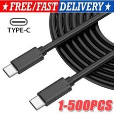 USB-C to USB C Type-C Fast Charging Data SYNC Charger Cable Cord 3/6/10FT lot picture