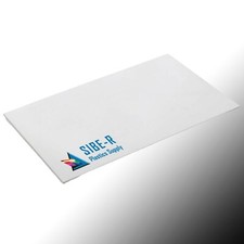 White Polystyrene Plastic Sheet - 0.125