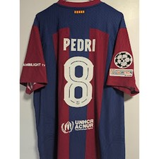 FC Barcelona 2023-24 Pedri Jersey XXL Nike ADV Home UCL Soccer Shirt picture