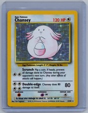 Chansey Base Set 3/102 Holo WOTC Vintage Pokémon TCG picture