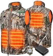 USB Heated Vest Lightweight Hunting Hiking with 10000 Mah Battery Pack picture