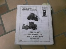 CMI Terex 3-35C Sanitary Landfill Compactor Crawler Dozer Parts Catalog Manual picture