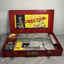 Antique 1938 Gilbert Erector Engineering Set No 7 1/2 Working picture