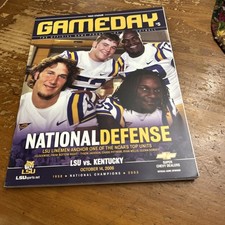 VINTAGE 2006 LSU TIGERS KENTUCKY WILDCATS FOOTBALL PROGRAM GLENN DORSEY picture