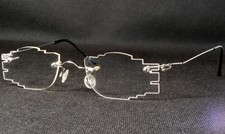 Vintage Tom's Design 167 Silver UNIQUE RARE EYEGLASSES 49-20-149mm Germany picture