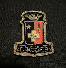 VINTAGE Sigma Phi Epsilon fraternity large crest patch lapel pin, 4