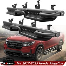 For 2017-2026 Honda Ridgeline Crew Cab Steel Running Boards Nerf Bars Side Step picture