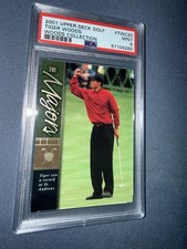 2001 Upper Deck Golf Tiger Woods Collection TWC20 PSA 9 picture