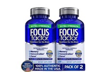 2 Packs Focus Factor Adults Extra Strength- Brain Supplement for Memory- 120 Tab picture