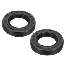 2 Pcs EU Radial Shaft Seal 30mm IDx52mm ODx10mm Width Nitrile Rubber TG4, Black picture