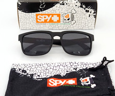 Blackout Spy Helm Promo Sunglasses Matte Black Dark Smoke Tinted Black Logo S8 picture
