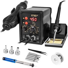 2 in 1 Hot Air Rework Soldering Iron Station Kit, Precision Circuit Board Solder picture