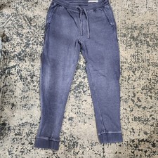 Outerknown Hightide Sweatpants Mens Medium M Blue Hemp Organic Cotton Joggers picture