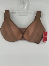 NEW Spanx BRA-LLELUJAH Illusion Lace Full Coverage Bra Café Vintage Rose Sz 38C picture