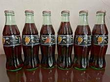 Coca-Cola Sydney 2000 Olympics 6 Sealed Glass Bottles – Millie & Syd Mascots Mex picture