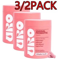 3/2PACK URO O Positiv Vaginal Probiotics for Women pH Balance W/ Prebiotics picture