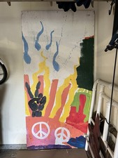 PANEL From Woodstock 1999 wall. 4x8’ picture