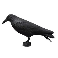 Black Raven Bird Repellent Decoy Crow Pest Control Garden Scare Decoration picture