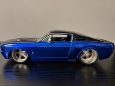 Jada Bigtime Muscle 1967 Shelby GT-500KR 1:24 Diecast Blue/Black ReadDescription picture