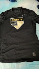 UCF Knights NCAA Nike Pro  Black S/S Shirt Mens Size Medium picture
