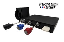 True Vernier Cessna Style TPM Throttle Prop Mixture Flaps Trim Controller picture