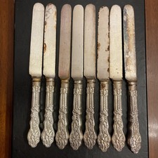 Gorham Versailles Sterling Silver Antique Flatware Luncheon Knives 925 Solid picture