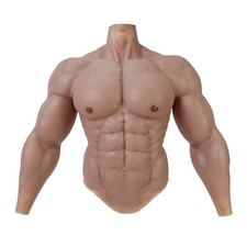 SMITIZEN Upgraded Silicone Fake Muscle Suit Chest Abdomen For Cosplay Costume picture