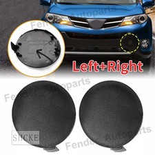 Pair Front Bumper Tow Hook Cover Caps For Toyota RAV4 2013 2014 2015 2PCS LH&RH picture
