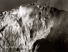 1940/80 Vintage ANSEL ADAMS Landscape Yosemite Capitan Fall Windy Tritone Photo picture