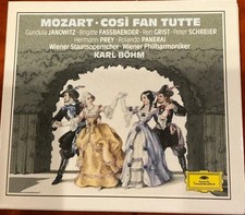 Mozart Cosi fan tutte Karl Bohm Janowitz DG 429 874-2 2CD West Germany picture