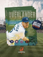 2026 Detroit Tigers Justin Verlander Limited Edition Scorecard picture